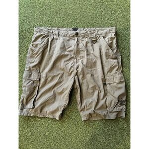 Boy Scouts of America Centennial Uniform Cargo Shorts Mens XL Green Lined Nylon